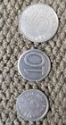 Uncle Sam 1950 Play Dimes And Nickel "Falsa Pecunia" Alum. Token 16mm — photo 2