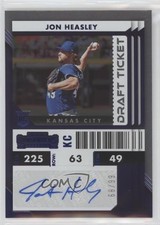 2022 Chronicles Contenders Rookie Ticket Draft Blue 68/99 Jon Heasley Auto 0ry1