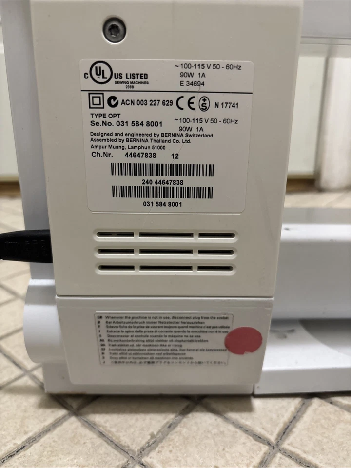 Bernina Activa 240 Sewing Machine - Machine and Pedal Only! - Image 3 of 4