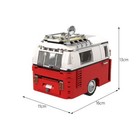 Caravan Trailer for 10220 T1 Camper Van Bus Building Toys Set MOC DIY Toys