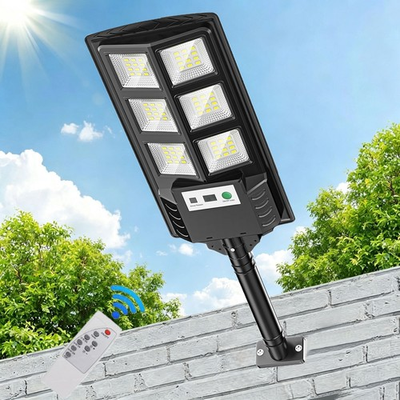 #ad 20000LM Commercial Solar Street Lights Outdoor Dusk to Dawn Flood Road Area Lamp $16.99