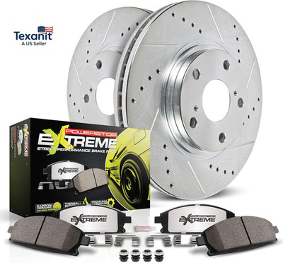 Front Brake Kit for Ford Mustang Mach-E 2021-24 - Carbon Fiber Ceramic Brake Pad