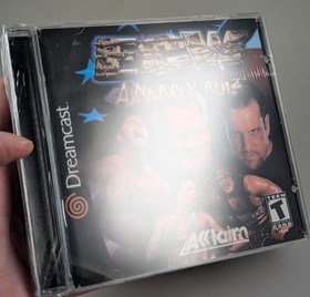 Sega Dreamcast - ECW Anarchy Rulz - Brand New Factory Sealed CASE FRESH