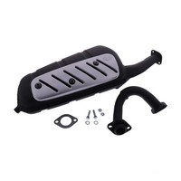 Sito Auspuff 0256 SchalldäMpfer Plus FüR Vespa ET2 50 2T Mit Kat Bj. 2004-2005