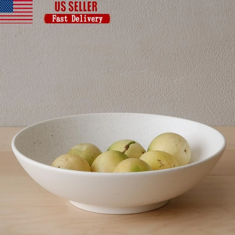 Reactive Glaze Stoneware Mixing Bowl Chip Resistant Modern Kitchen Essential New