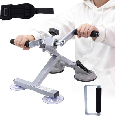Hand Cycle for Physical Therapy, 4 Modes Arm Bicycle Exerciser | Portable Tablet