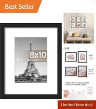 Durable Matted 8x10 Photo Frame - Versatile  Easy to Mount for Every Occasion