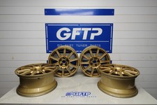 2005-2007 Subaru Wrx Sti Oem Gold Bbs 17 17x8 Wheels Wheel Set Rims Factory