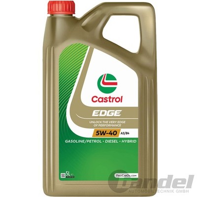 5LCASTROL EDGE 5W40 MOTORÖL passend für MB 229.51 RN 0710/0700 FORD WSS M2C917-A
