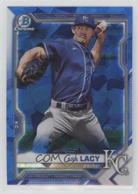 2021 Bowman Chrome Sapphire Chrome Prospects Asa Lacy #BCP-194 d8g