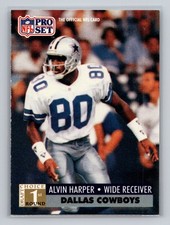 1991 Pro Set - 1st Round Draft Choice Alvin Harper #741 (RC)