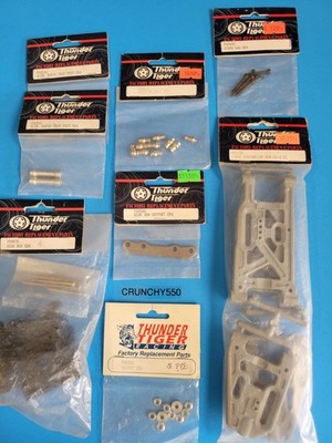 Thunder Tiger EB4 Parts Lot (12) Gear Box Suspension Arms PD0616 PD1130 RC Part