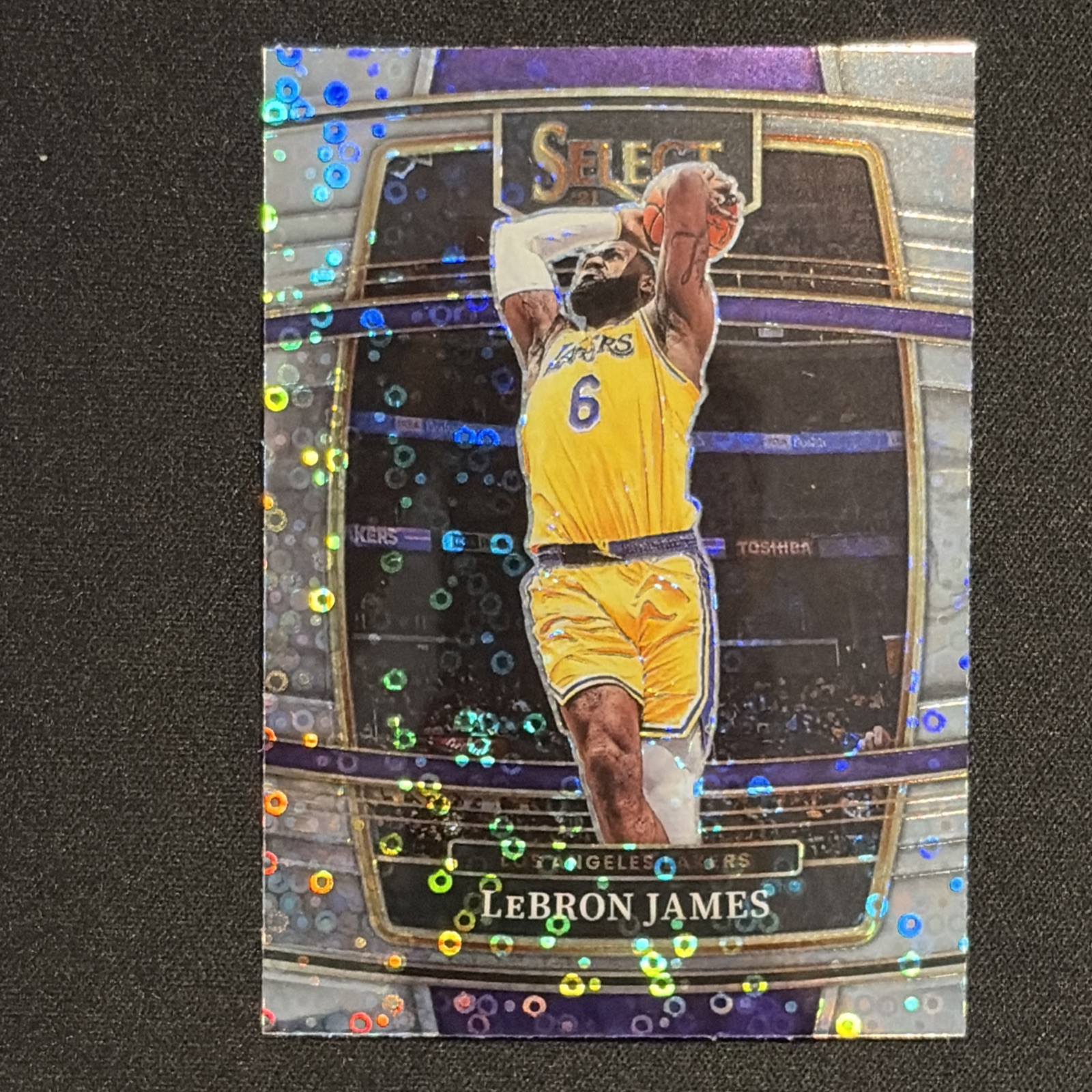 2021-22 Select Concourse LeBron James No Huddle Disco -Lakers