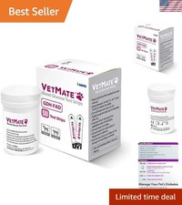 Convenient 50 Pack Diabetes Strips for Dogs  Cats   Reliable Blood Tests