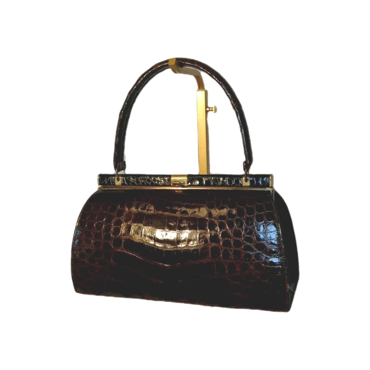 Womens Purses and Handbags 1960 Crocodile Vintage Design