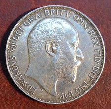 1902 Edward VII - Silver Crown -  Nice Condition & Grade.