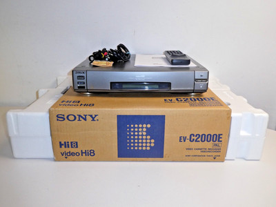 Sony EV-C2000 High-End Hi8 Video Recorder, Original Packaging & New, 2-Year...