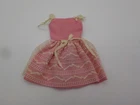 Vintage Skipper Doll PAK Pink Party Dress ~ 1960's