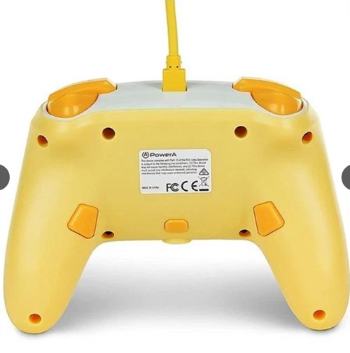 Nintendo Switch Wired Controller Animal Crossing New Horizons Yellow New Power A - Image 3 of 4