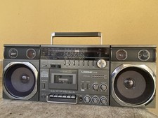 Vintage Boombox Lasonic LPC-82 Discolite Radio Cassette Player