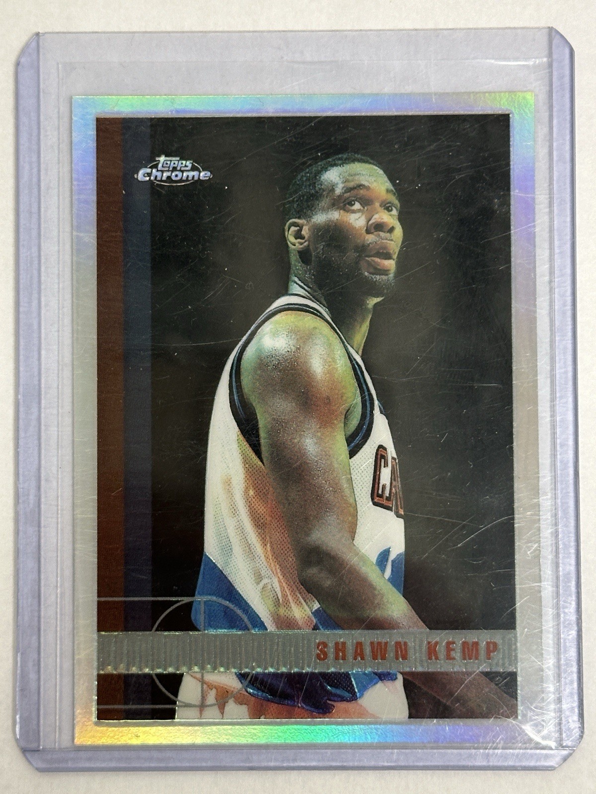 1997-98 Topps Chrome Refractor #186 Shawn Kemp