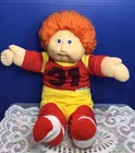 Vintage Cabbage Patch Kids Boy Doll 31 Uniform Red Hair Blue Eyes 1978-1983