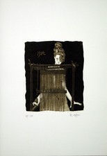 Giovanbattista DE ANDREIS, Acquaforte cm. 50x35 (23,5x20) anno 1982 es: 125/150