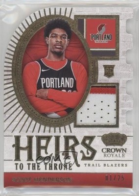 2023 Crown Royale Heirs to the Throne Prime 1/25 Scoot Henderson Rookie RC 9l4