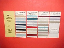 1965 Chrysler 300l Imperial Dodge Dart Plymouth Valiant Barracuda Paint Chips Sw