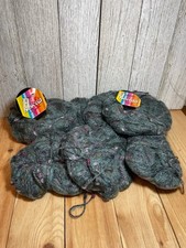 Musette Neveda 8541 8180 Dark Blue Green Wool Yarn 7 skein bundle 