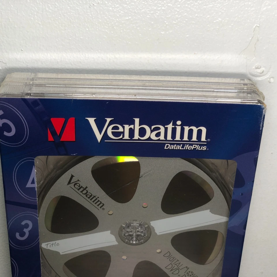 Verbatim DVD R 3 Pack Discs Digital Movie 4.7GB 120 Minutes Data Life Plus New - Image 4 of 4