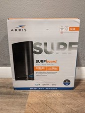 ARRIS SURFboard G34 DOCSIS 3.1 Gigabit Modem AX3000 WiFi 6 Router Wrty 4/6/27