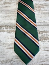 The Children  s Place Boys Tie Green Stripe Preppy School Holiday 46x3