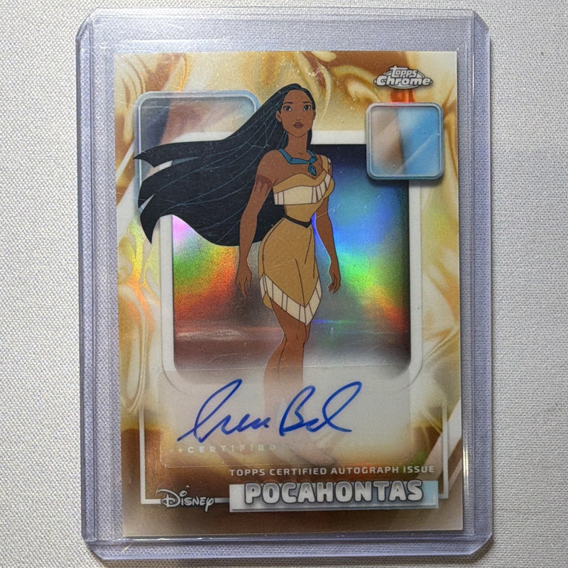 Topps 2026 Disney Chrome Pocahontas Autograph Card