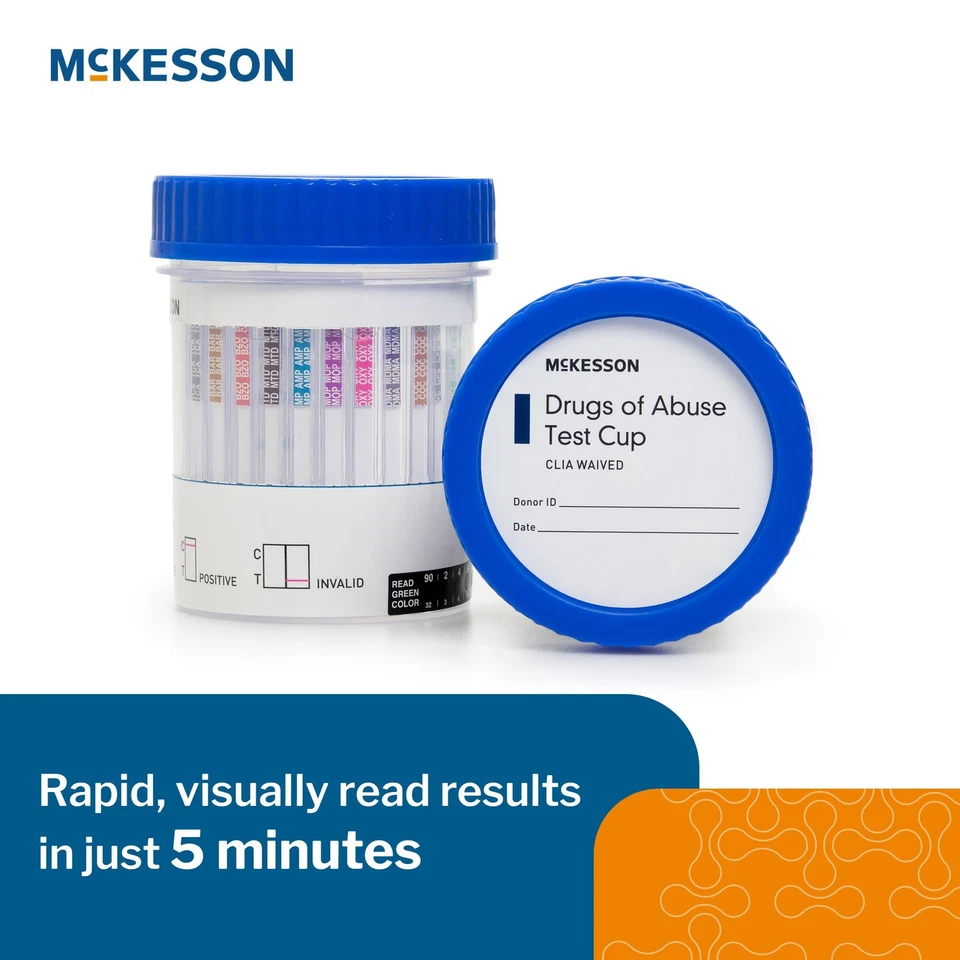 McKesson Drugs of Abuse Test Kit 16-5125A3 25 Ct - Image 3 of 4