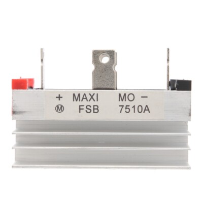 Aluminum cooling body base single phase bridge rectifier diode 75A 1000 S2U8-