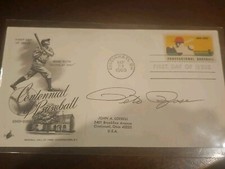 pete rose signed cachet envelope mlb baseball king hit autograph Hall Of Fame 