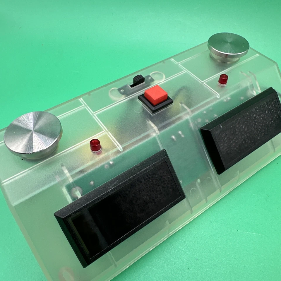 Vintage ZMF-II Chess Game Clock Transparent/Clear w/ Red LED, Works Perfect - Image 4 of 4