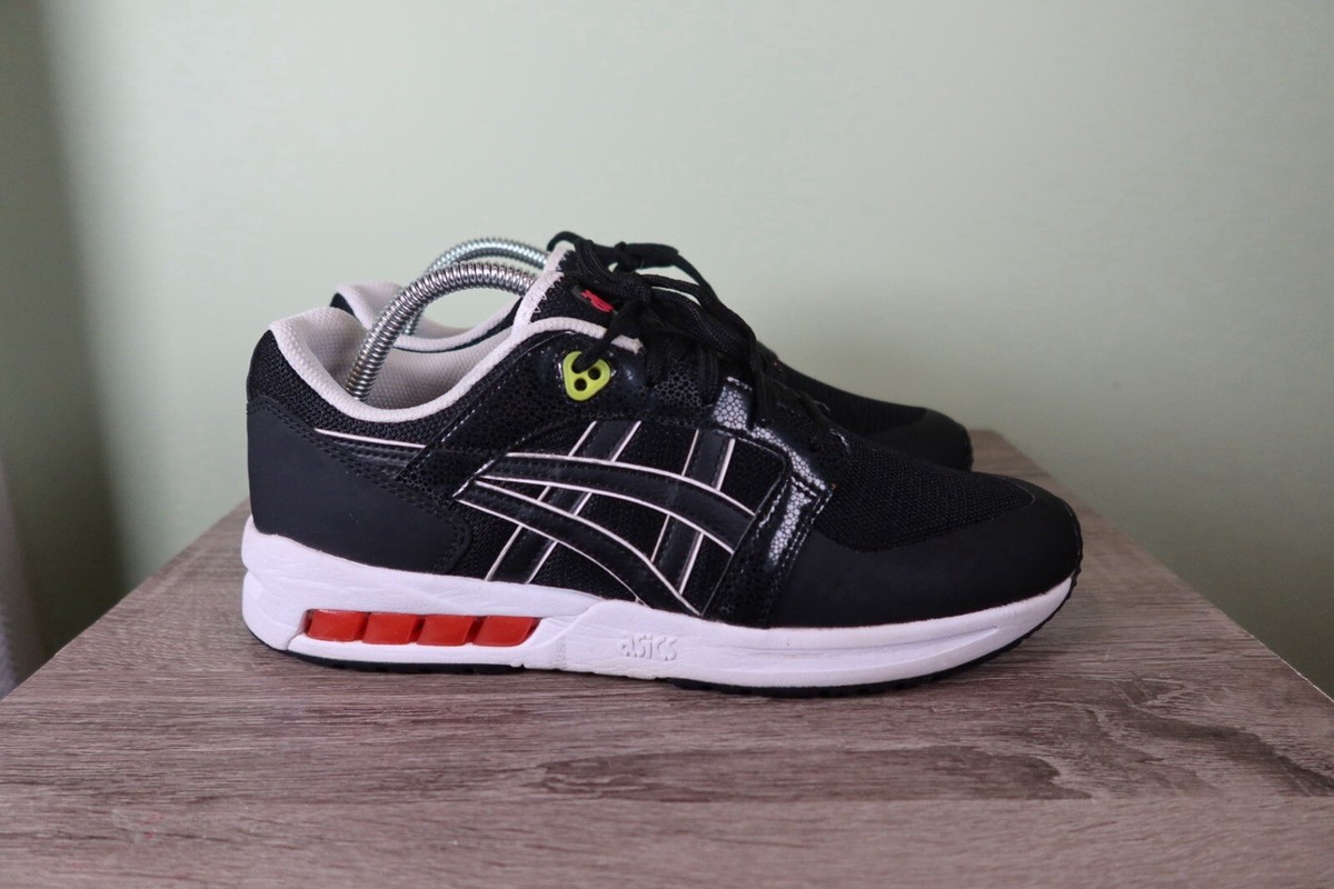 ASICS TIGER GEL-SAGA SOU Black/White/Red/Lime Sneaker Women’s 10 Men’s