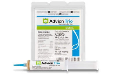 Advion Trio Cockroach Gel Bait box (4 x 30g syringes)