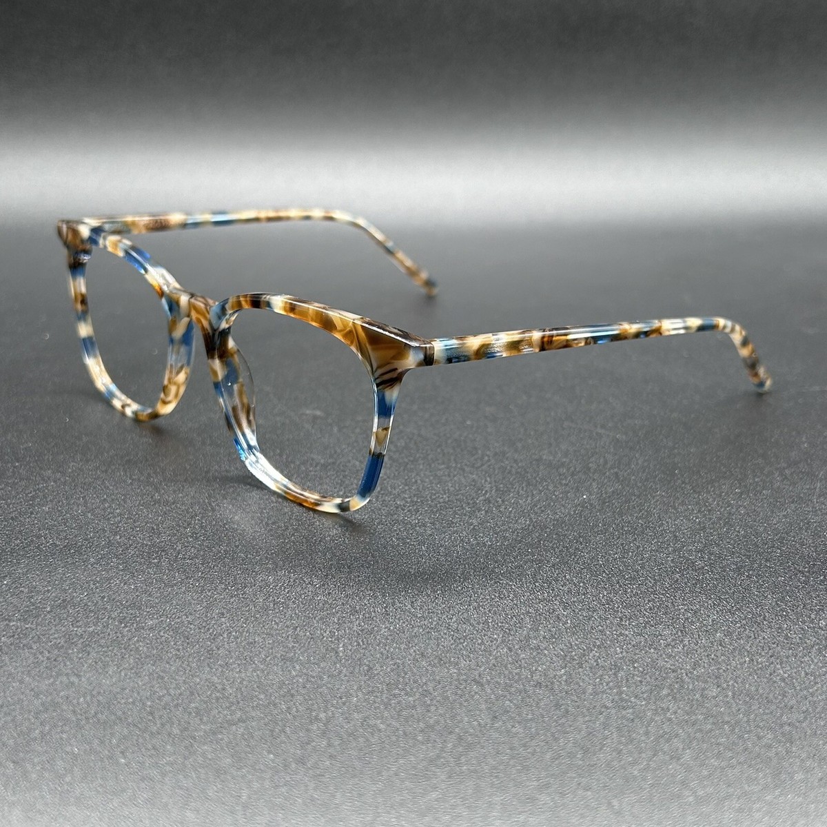 Vera Wang V587 Eyeglasses Frame Blue Brown Tort 50-17-135 EUC | eBay