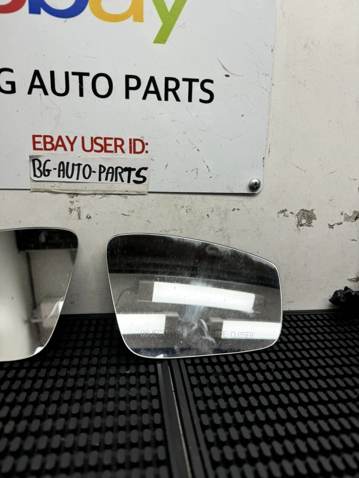 2011-2018 VOLKSWAGEN JETTA GENUINO ESPEJO RETROVISOR LATERAL IZQUIERDO Y DERECHO CONJUNTO DE CRISTALES OEM Foto 3 de 4