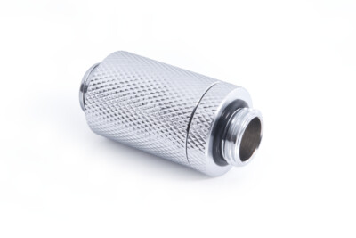 Alphacool ES D-Plug 31,5mm G1/4 AG auf G1/4 AG - Chrome