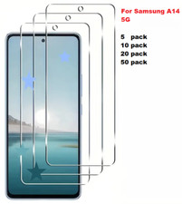 Whole sale Lot For Samsung A14 5G   Tempered Glass Screen Protector