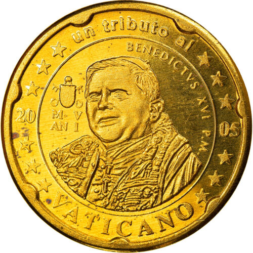 [#825167] Vatican, 20 Euro Cent, Type 4, 2005, unofficial private coin, MS(65-70 - Picture 1 of 2