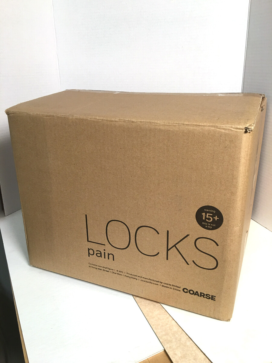 LOCKS vinyl figure COARSE TOYS designer art PAIN EDITION