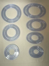 Creative Memories Custom Cutting System 3 CIRCLES And 4 OVAL Templates FREE GIFT