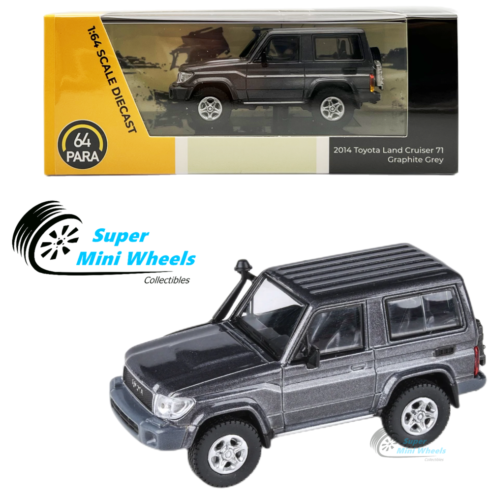 PARA64 1:64 - 2014 Toyota Land Cruiser 71 - Graphite Grey