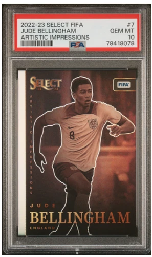 Jude Bellingham PSA 10 2022-23 Panini Select FIFA Artistic Impressions England