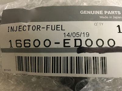 Injecteur Carburant 16600-ED000 / FBY1160 Pour Nissan Versa, Micra, Qashqai, Tiida 1.6L (Lot De 4)
